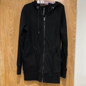 Black Zip-Up Hoodie